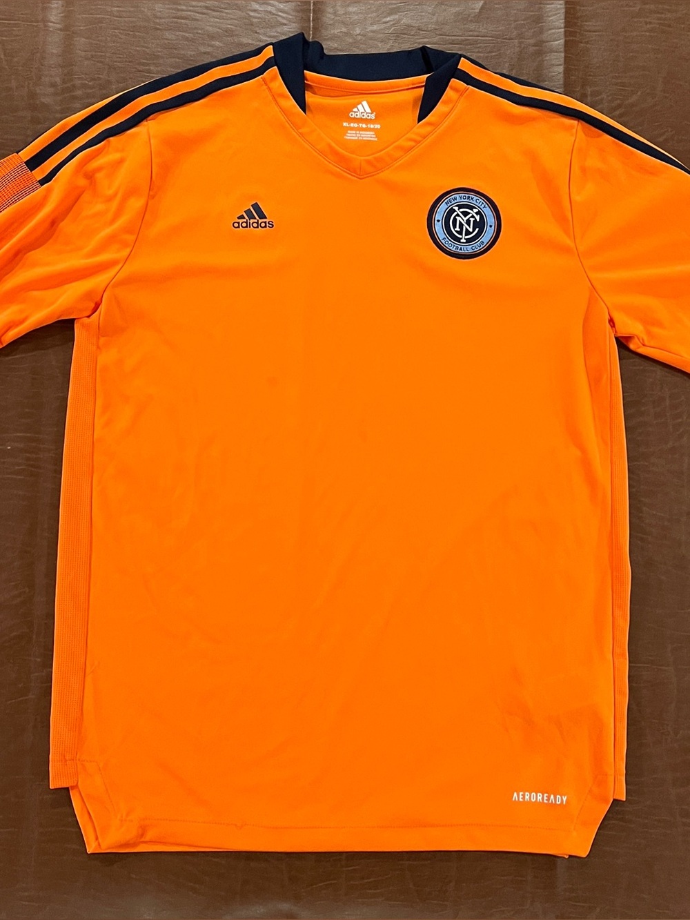 New York City FC Adidas 2021 Training Jersey - Youth XL